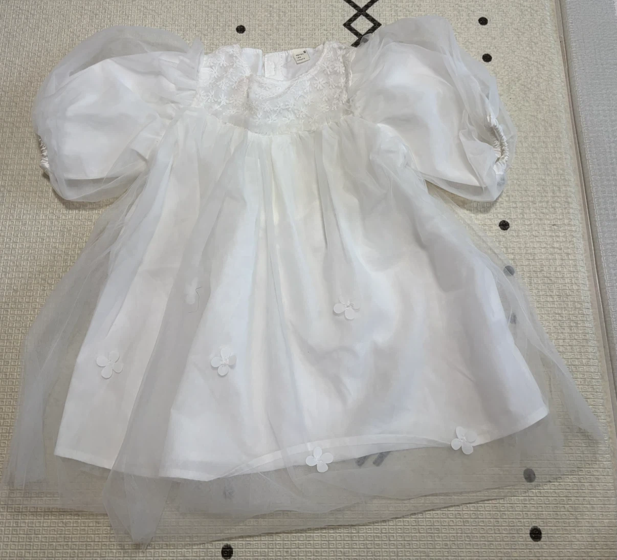 アプレレクール ドレス 80cm ホワイト 花柄