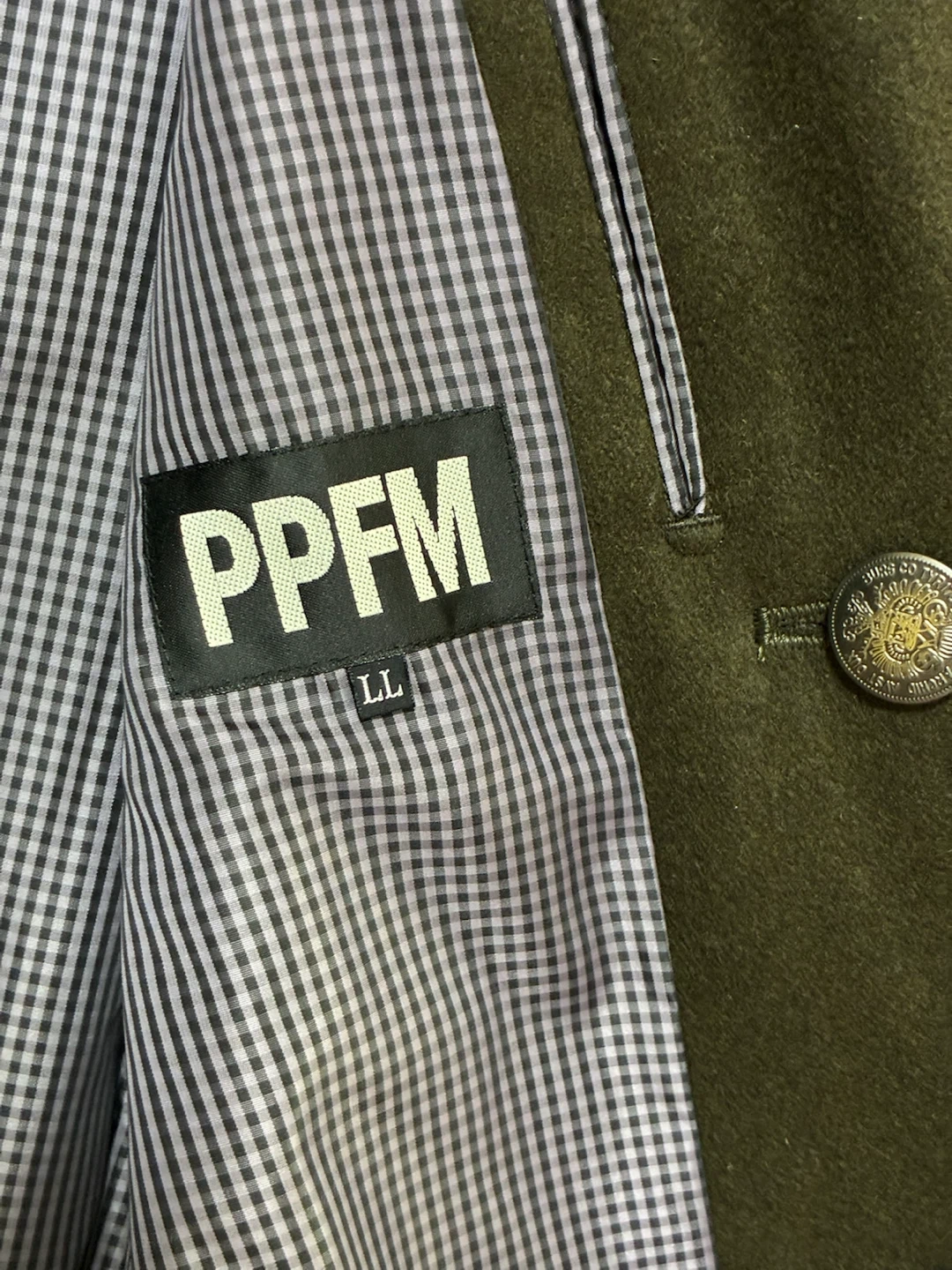 取引中【新品】PPFM コート カーキ LLサイズの写真3枚目