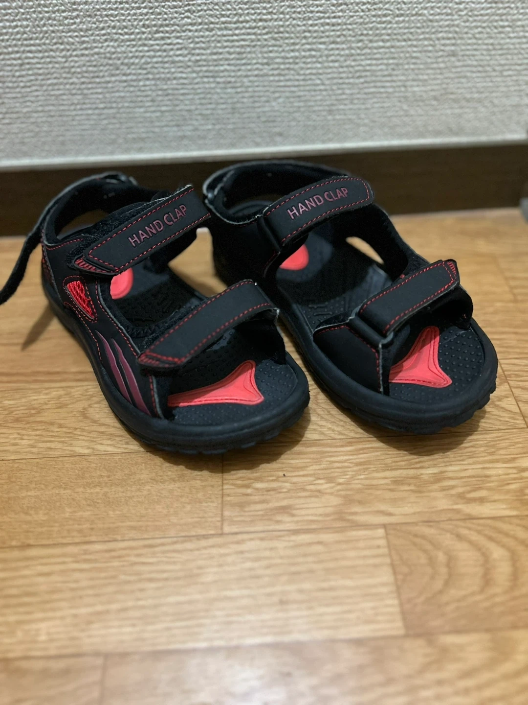 ハンドクラップ サンダル 21cm ブラックの写真2枚目