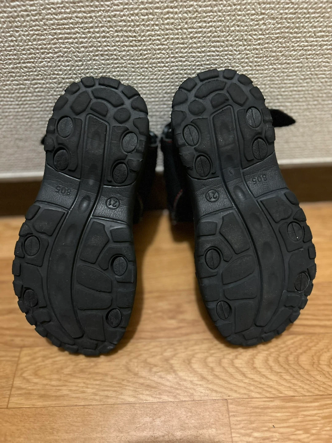 ハンドクラップ サンダル 21cm ブラックの写真3枚目