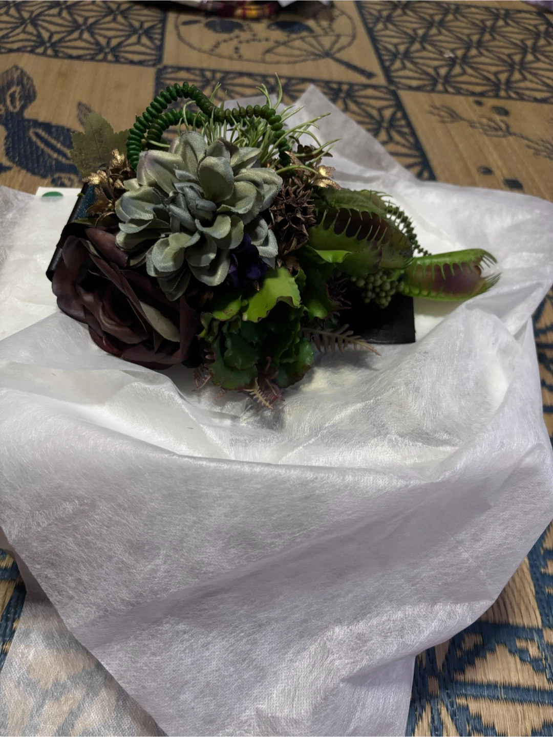 一点物・食虫植物のヘッドドレス
