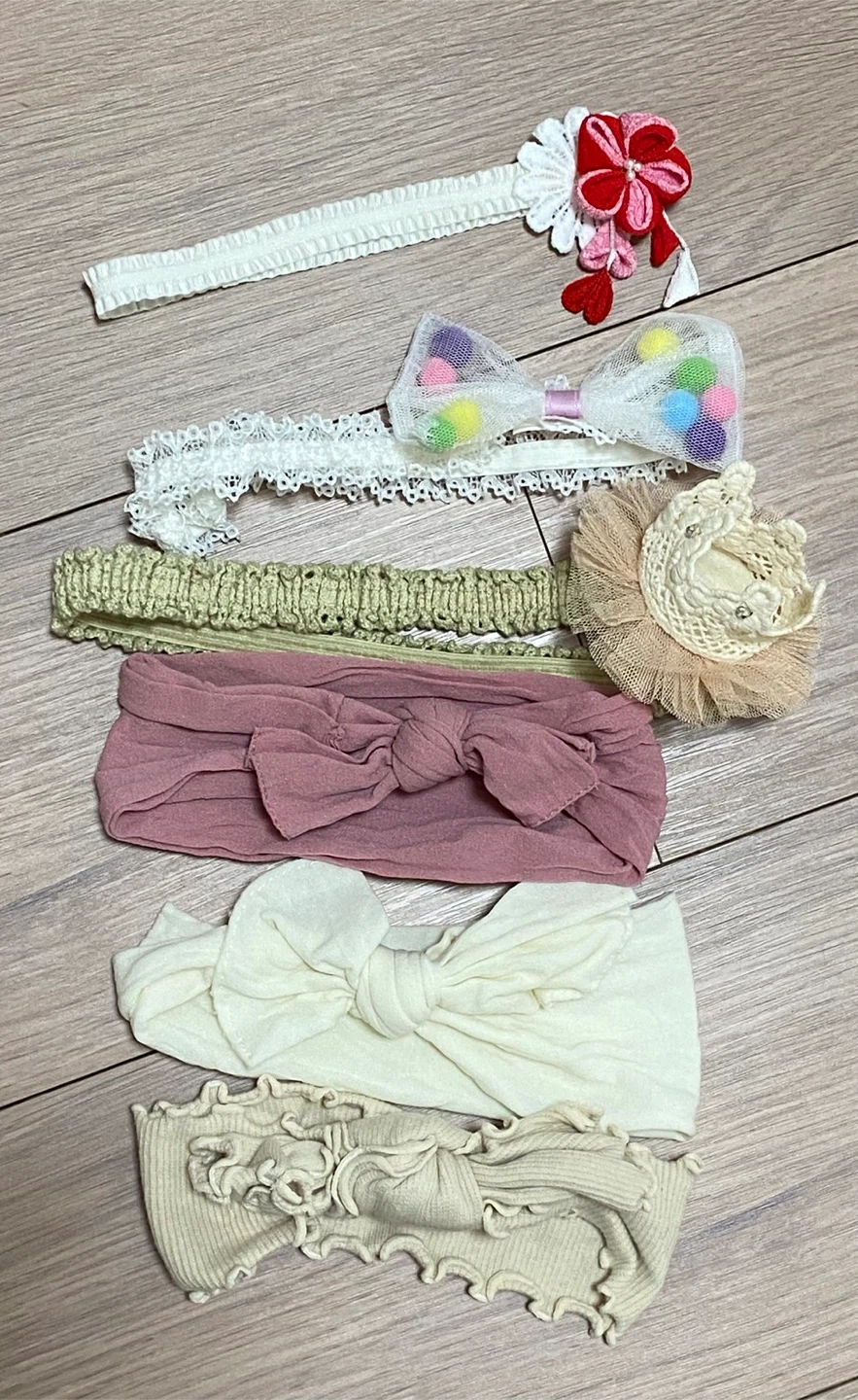 ベビー用 ヘアバンド 6点セット