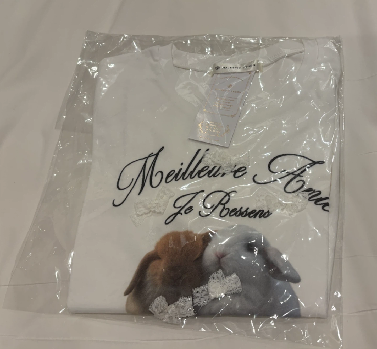MAJESTIC LEGON Fluffy friends Tシャツ マジェスティックレゴンの写真2枚目