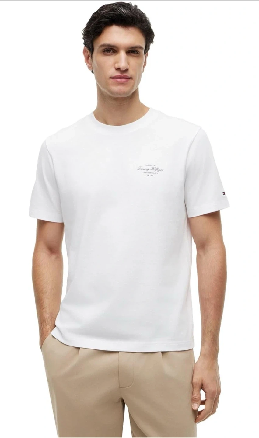 【新品未使用】 TOMMY HILFIGER バックフォトレギュラーTシャツ Lサイズの写真3枚目