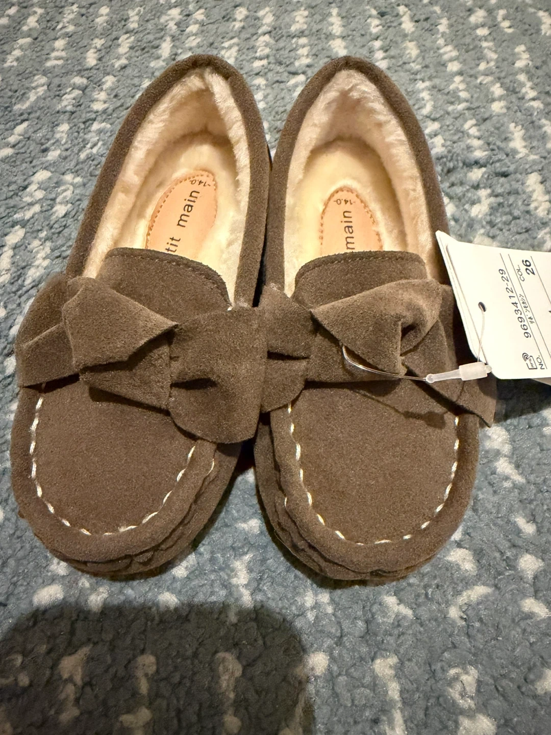 プティマイン リボンモカシン 14cm