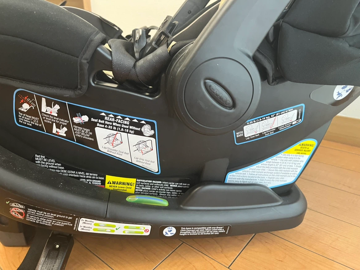 GRACO グレコ チャイルドシート スナッグライドの写真4枚目
