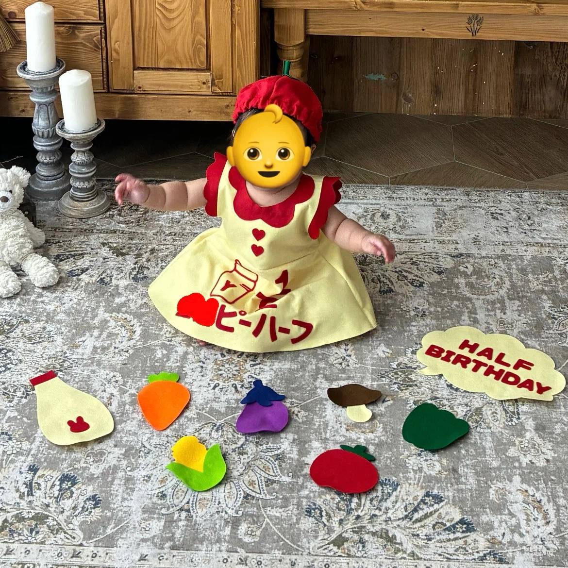 ハーフバースデー 撮影用セットの写真3枚目