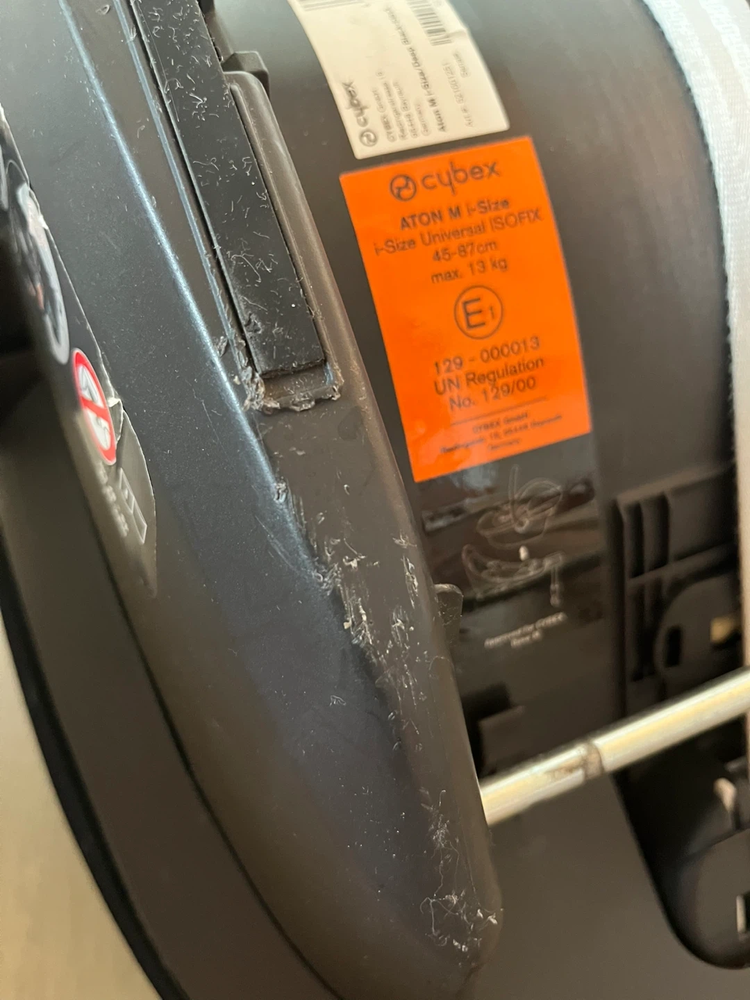 【美品/半年使用】CYBEX エイトンM+Base M 2点セット/ISOFIX 新生児の写真7枚目