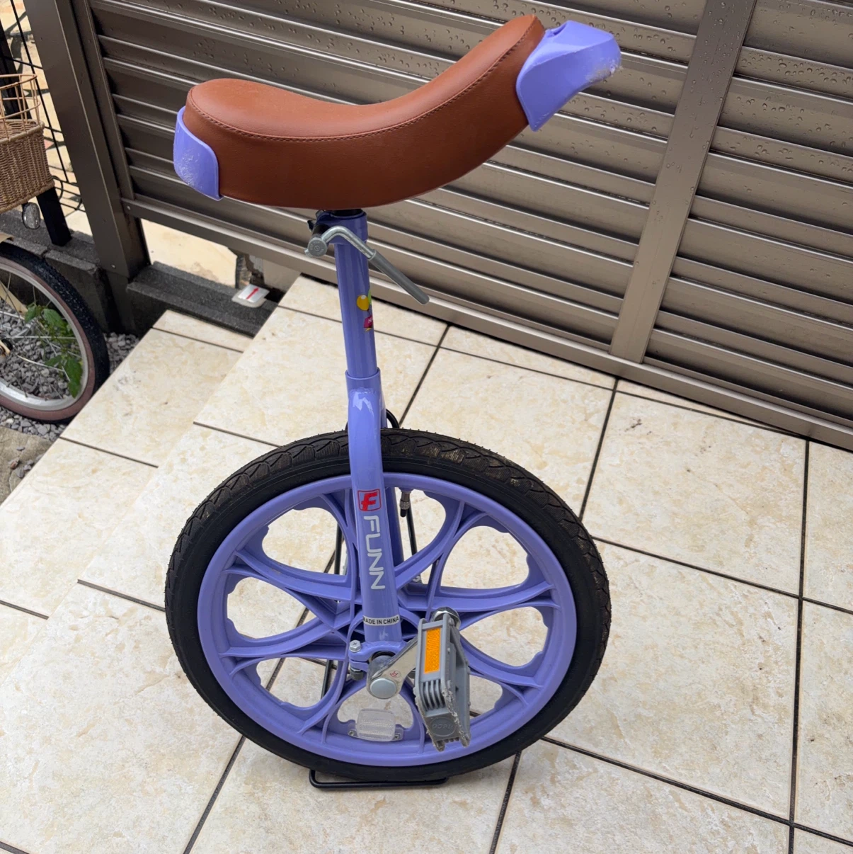 一輪車 パープル