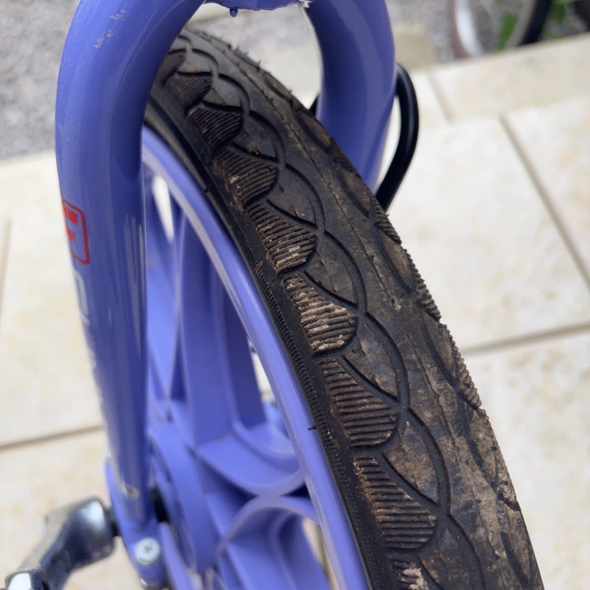 一輪車 パープルの写真3枚目