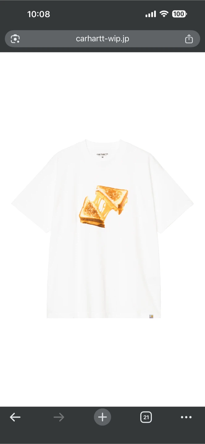 カーハート WIP Tシャツ XL ホワイト