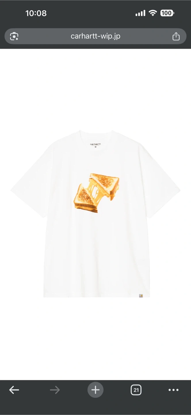 カーハート WIP Tシャツ XL ホワイト