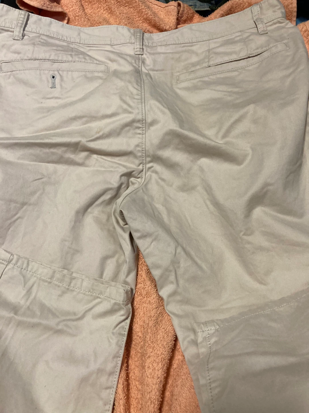 ギャップ ベージュ 七分丈チノパンツ Lサイズ他一本計2本の写真6枚目