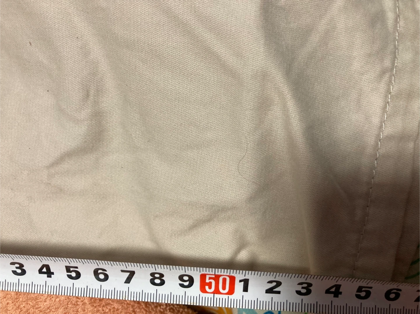 ギャップ ベージュ 七分丈チノパンツ Lサイズ他一本計2本の写真4枚目