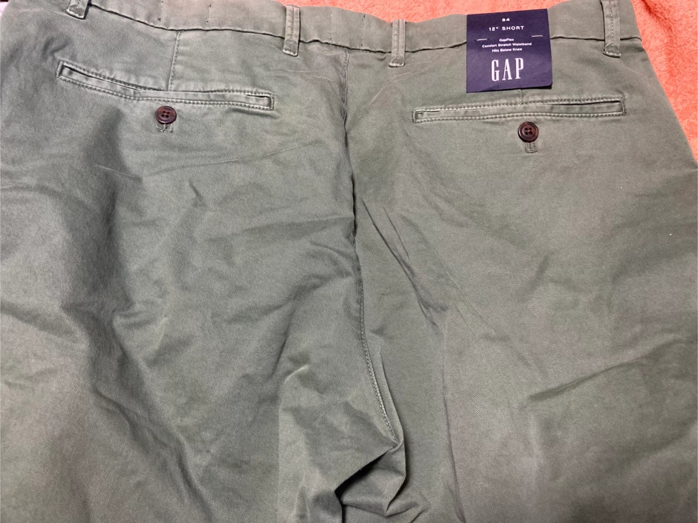 新品ギャップ ショートパンツ カーキ 34インチ
