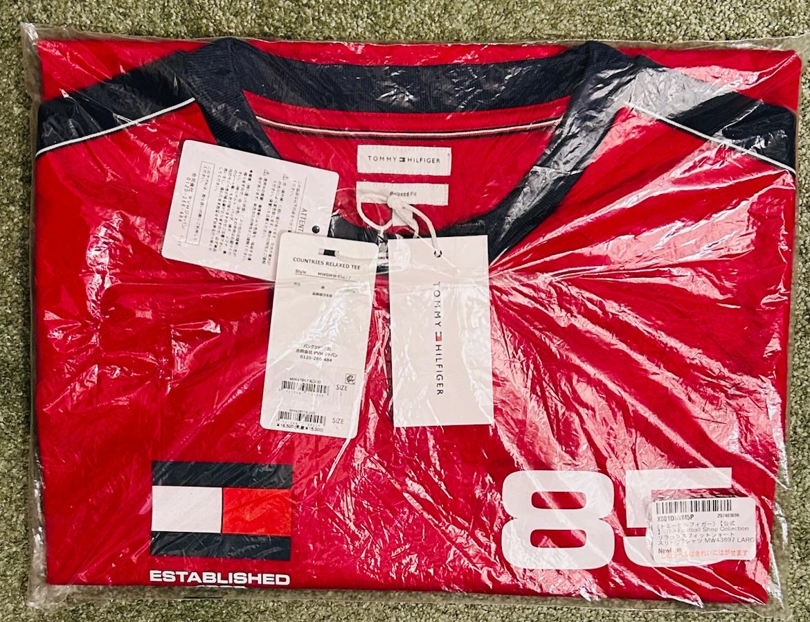 【新品未使用】 TOMMY HILFIGER リラックスフィットショートスリーブTシャツ Lサイズの写真6枚目