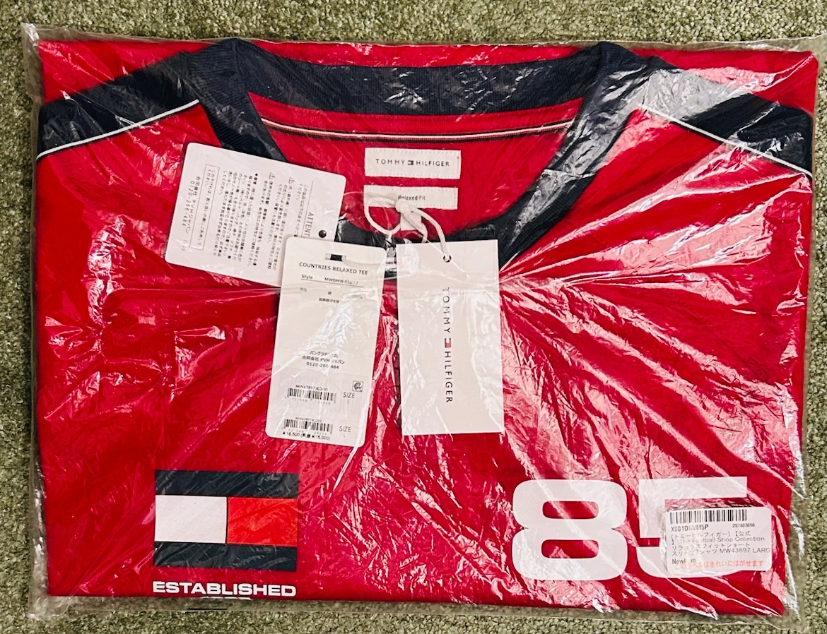 【新品未使用】 TOMMY HILFIGER リラックスフィットショートスリーブTシャツ Lサイズの写真6枚目