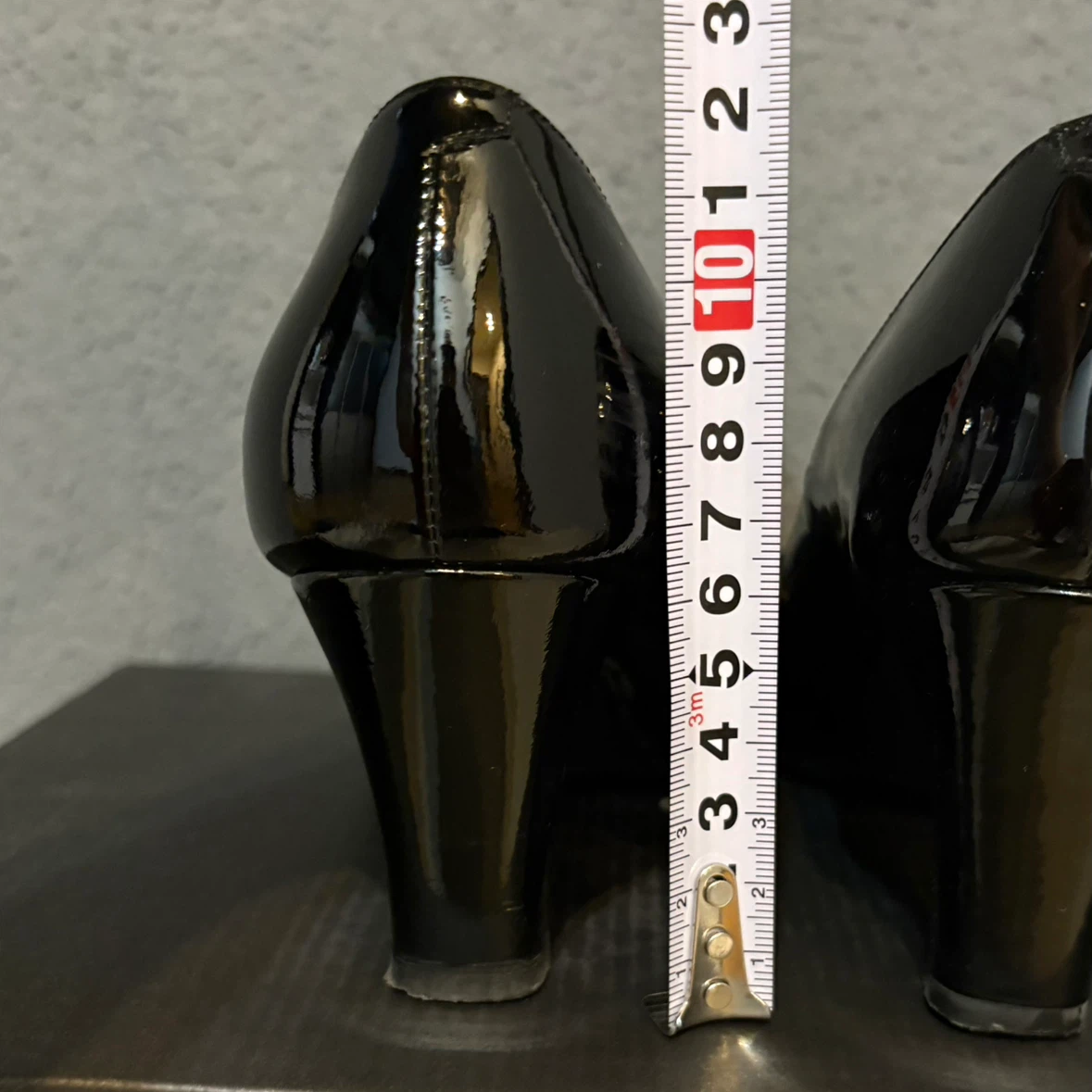 MIHAMA ミハマ パンプス ブラック リボン　23の写真3枚目