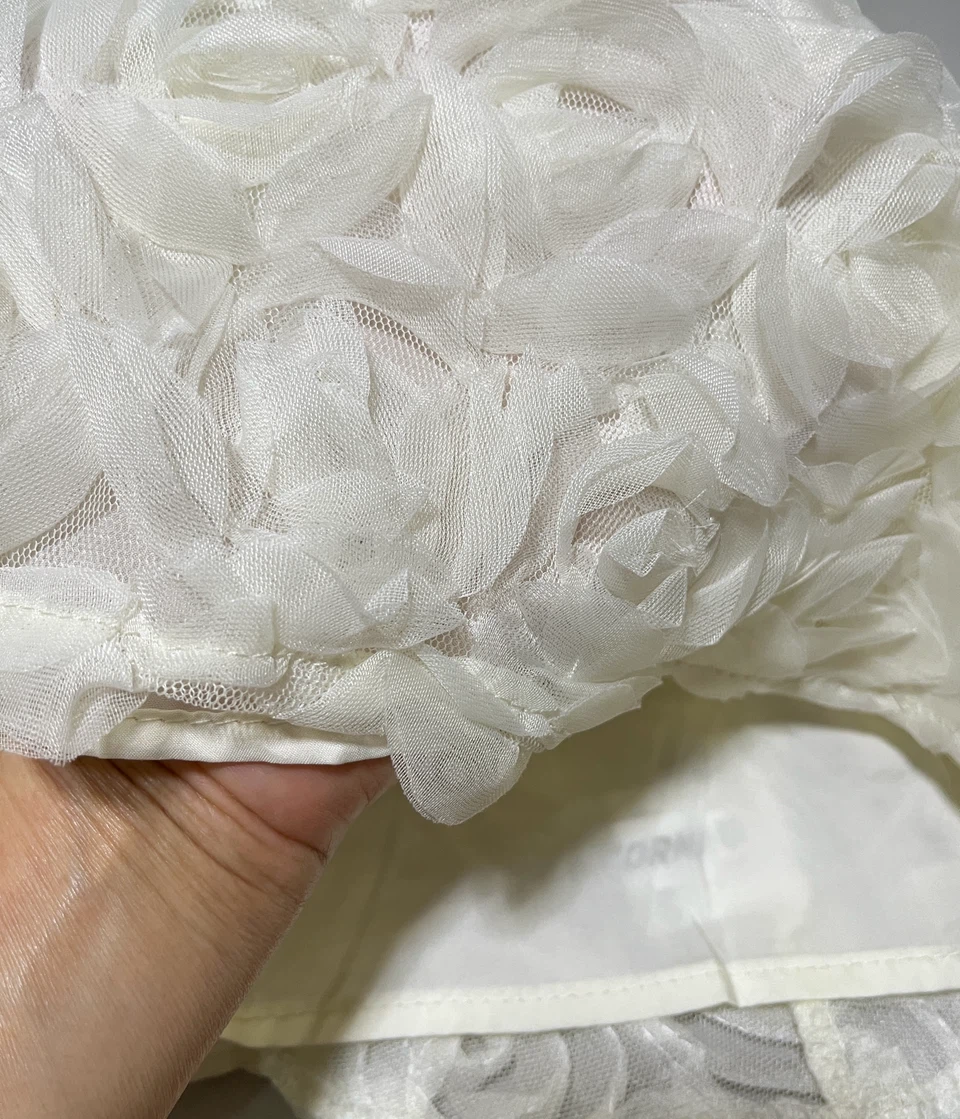 FESHORNI 体ローズ キャミソールクリーム XSの写真4枚目