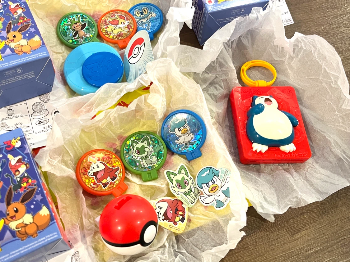 【新品・未使用品】 マクドナルド ハッピーセット ３種セット ポケモン夏マック まとめ売り 限定品の写真9枚目