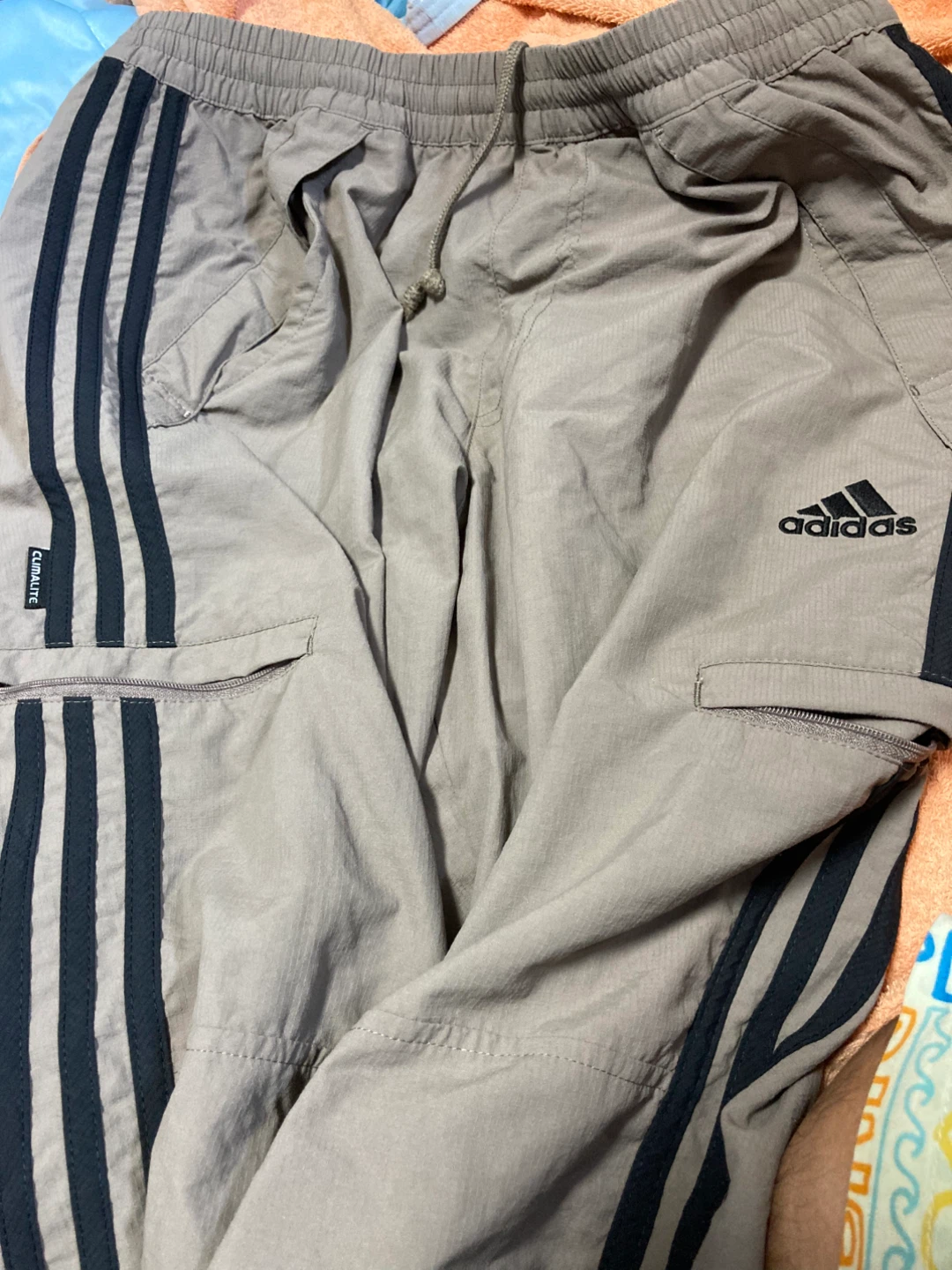 アディダス クライマライト ロングパンツ ベージュ Ｏサイズ