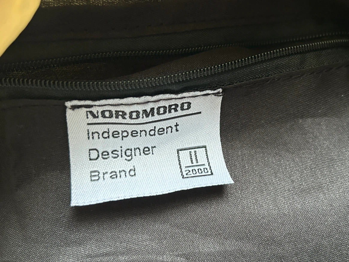NOROMORO ビッグリボン パデッドバッグ 2way クリームイエローの写真4枚目