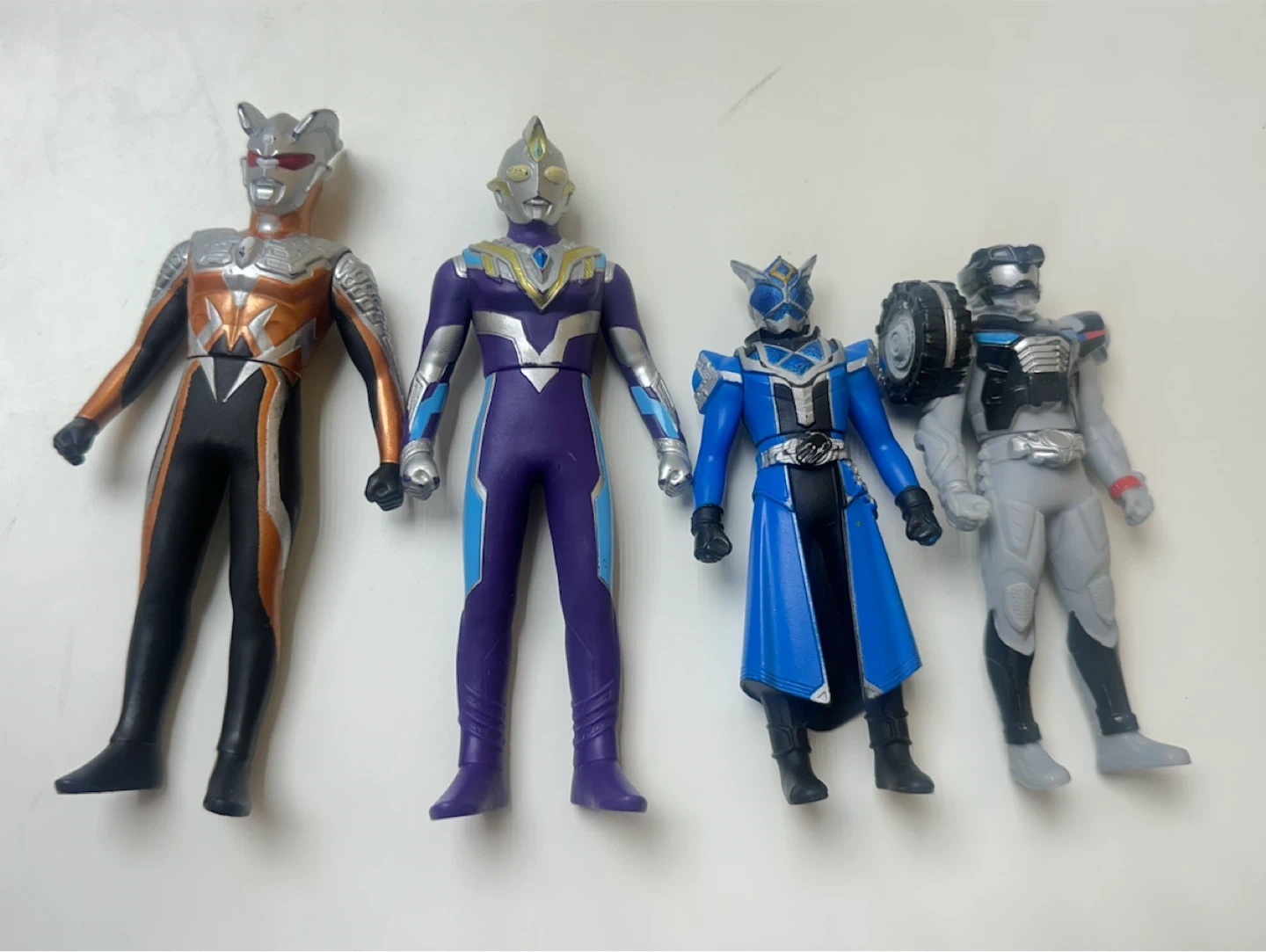 ウルトラマン 仮面ライダー ソフビ 4体セット 57