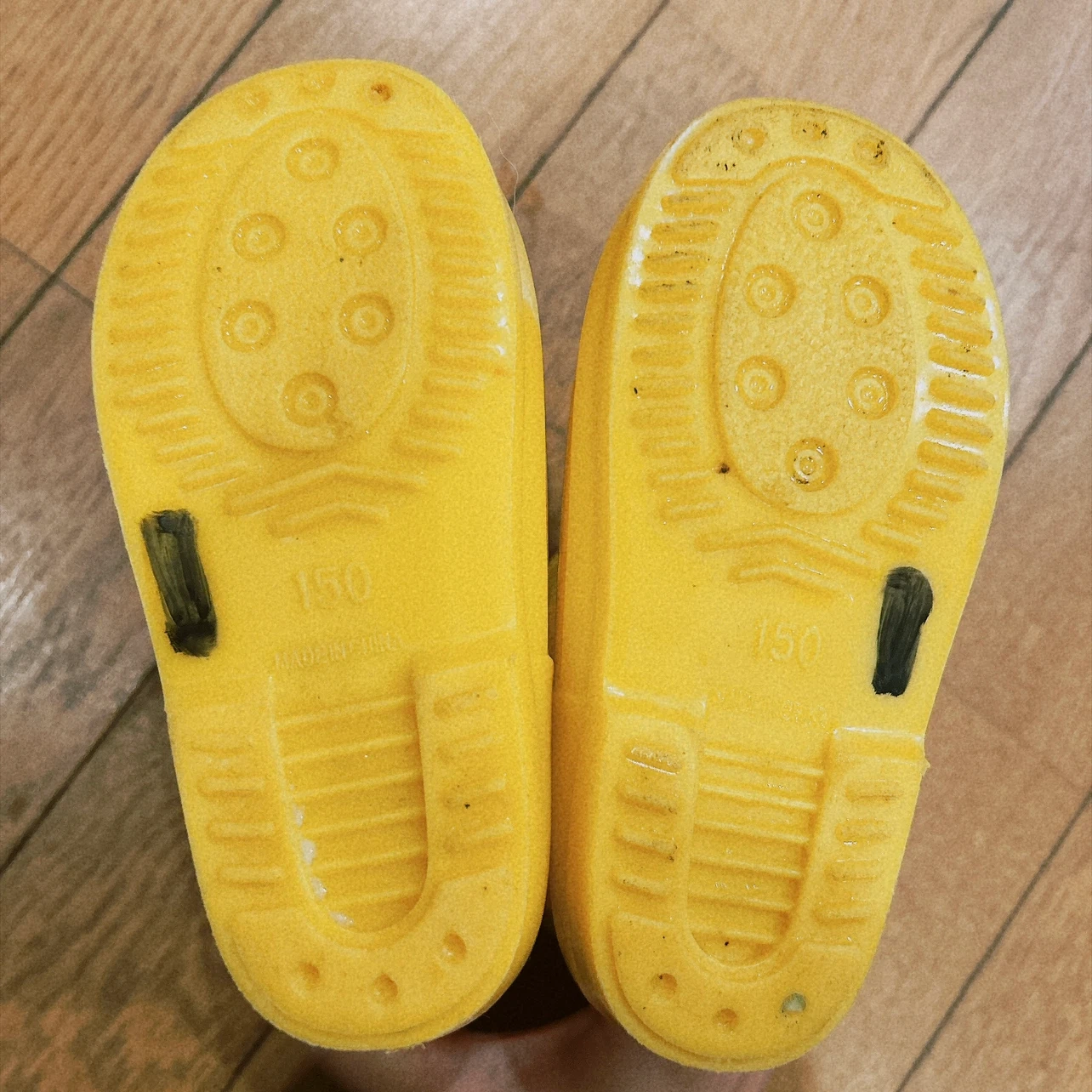 はらぺこあおむし キッズ長靴 15cm イエローの写真3枚目