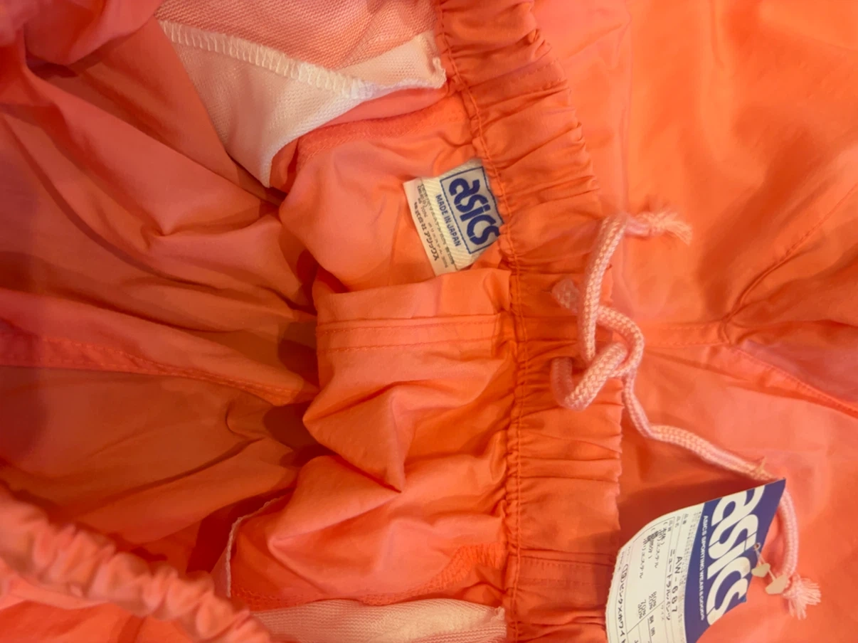 asics レディース レインウェア 上下セット ピンクの写真4枚目