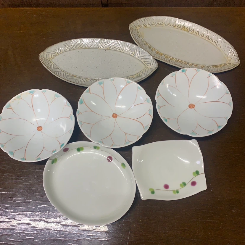 和食器 6枚セット 花柄 小皿 豆皿