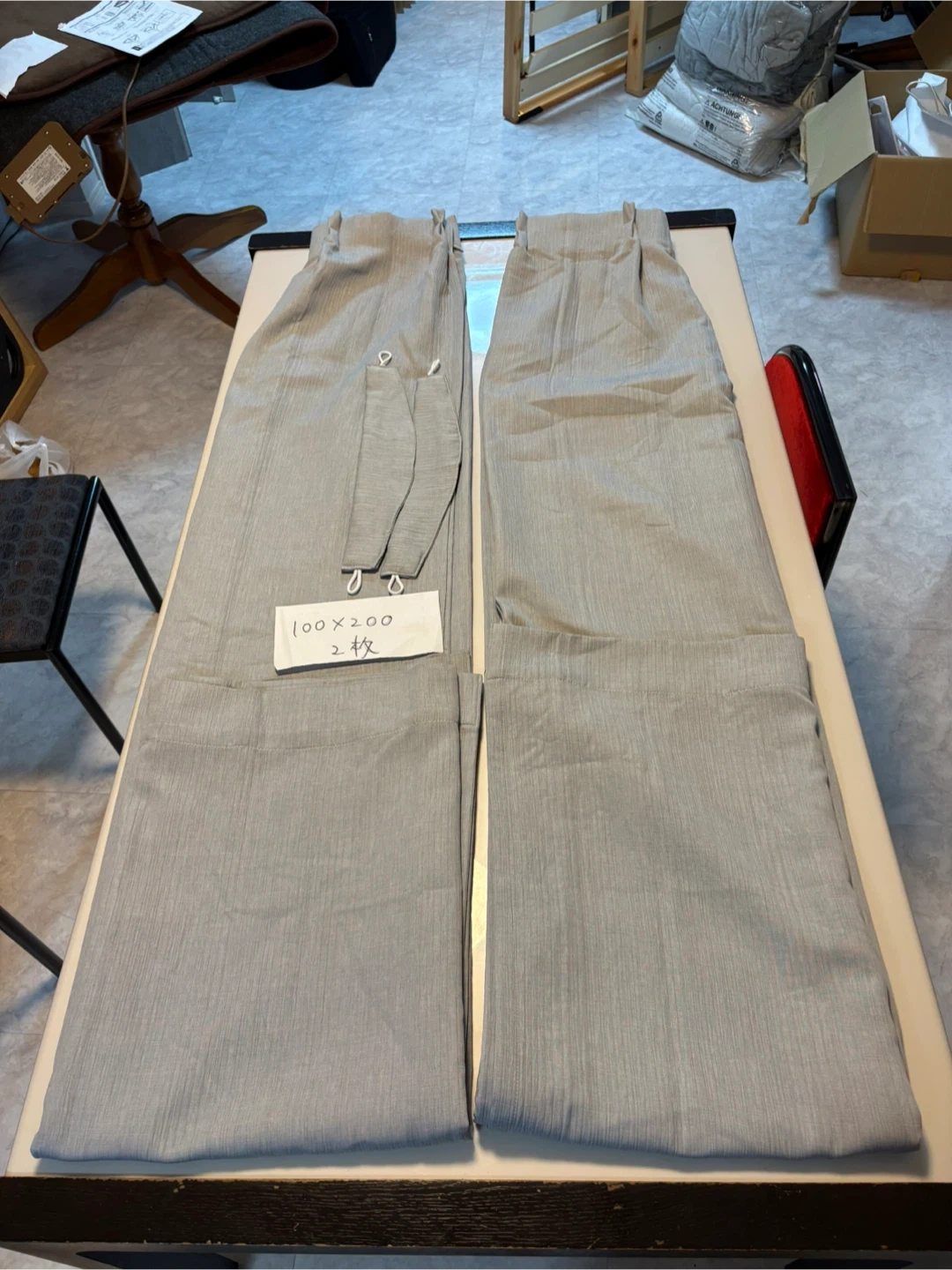ドレープカーテン 100×200 2枚セットの写真3枚目