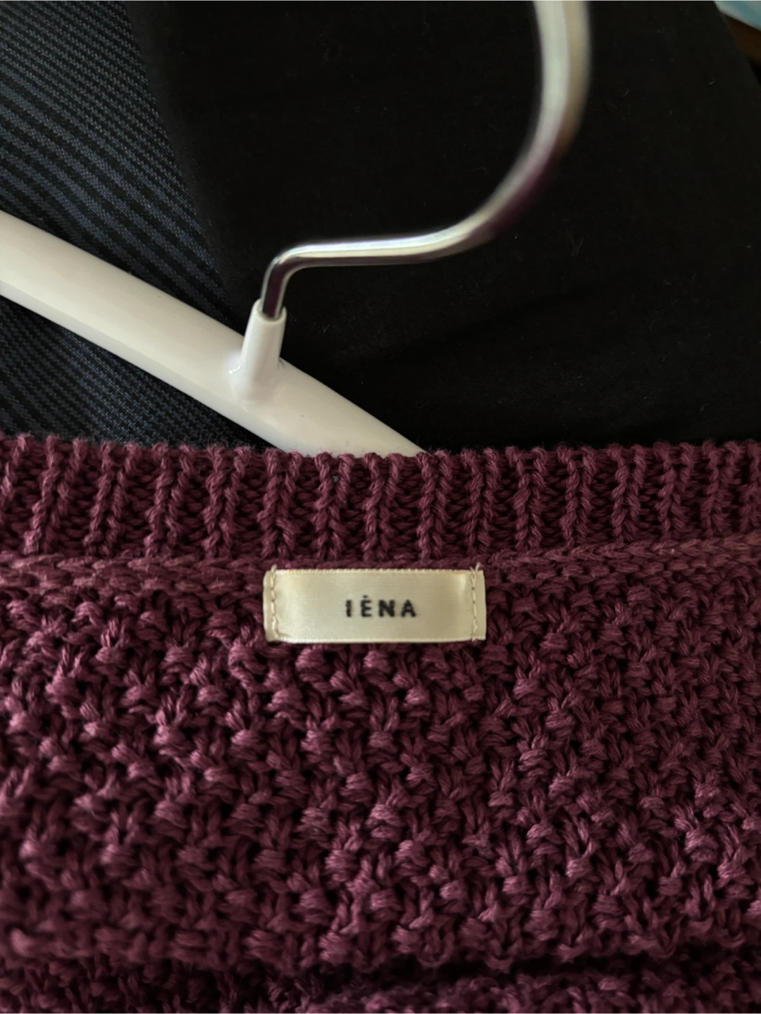 イエナ 半袖 ニット ボルドー　IENAの写真2枚目