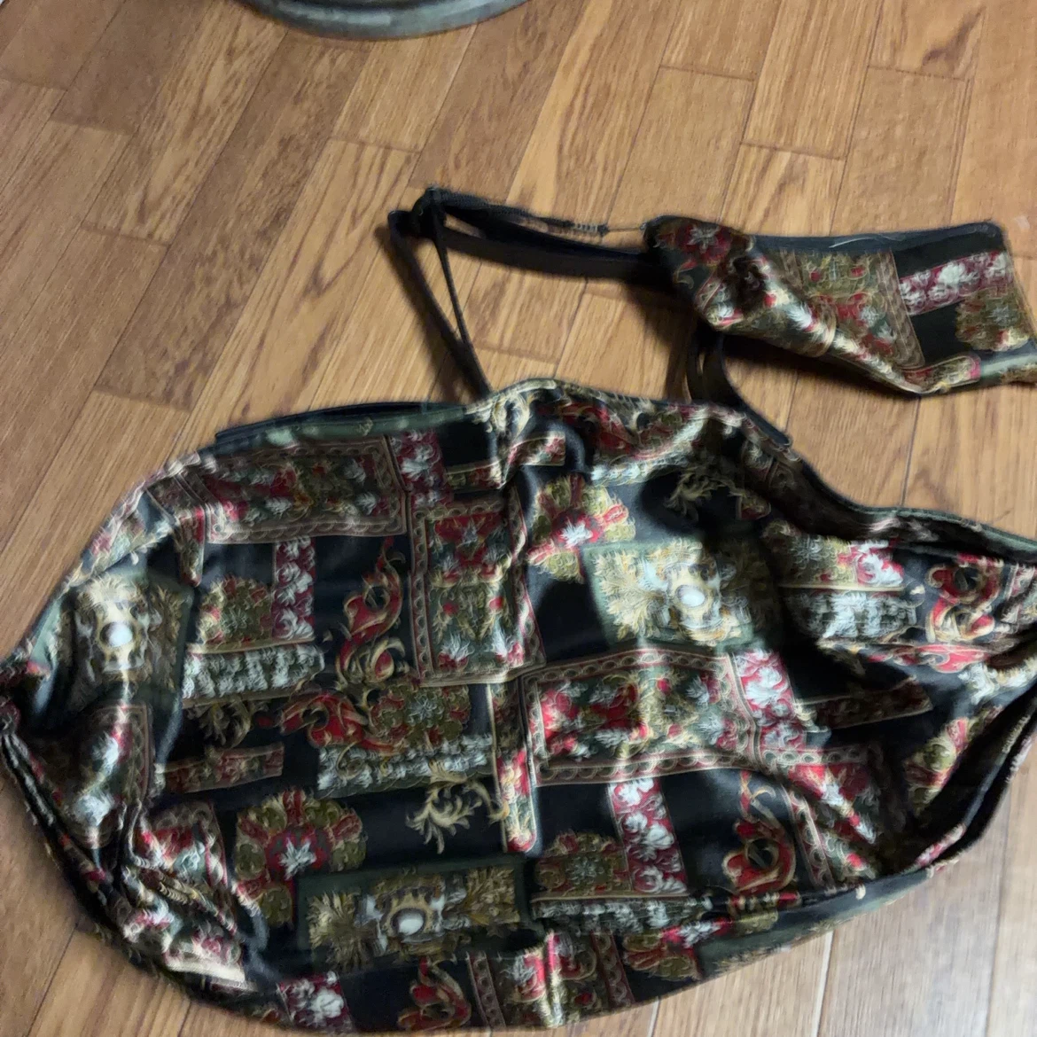 ポーチ付き バッグ　シュパット風　瞬間収納