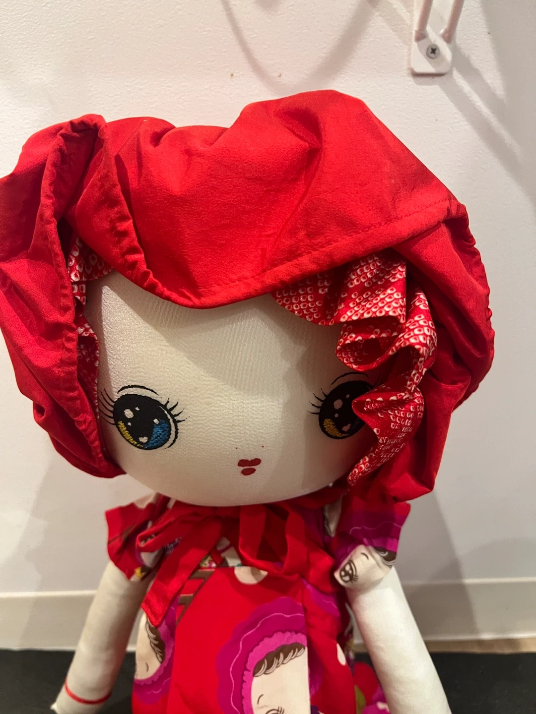 人形 赤ずきん風 ハンドメイドの写真2枚目