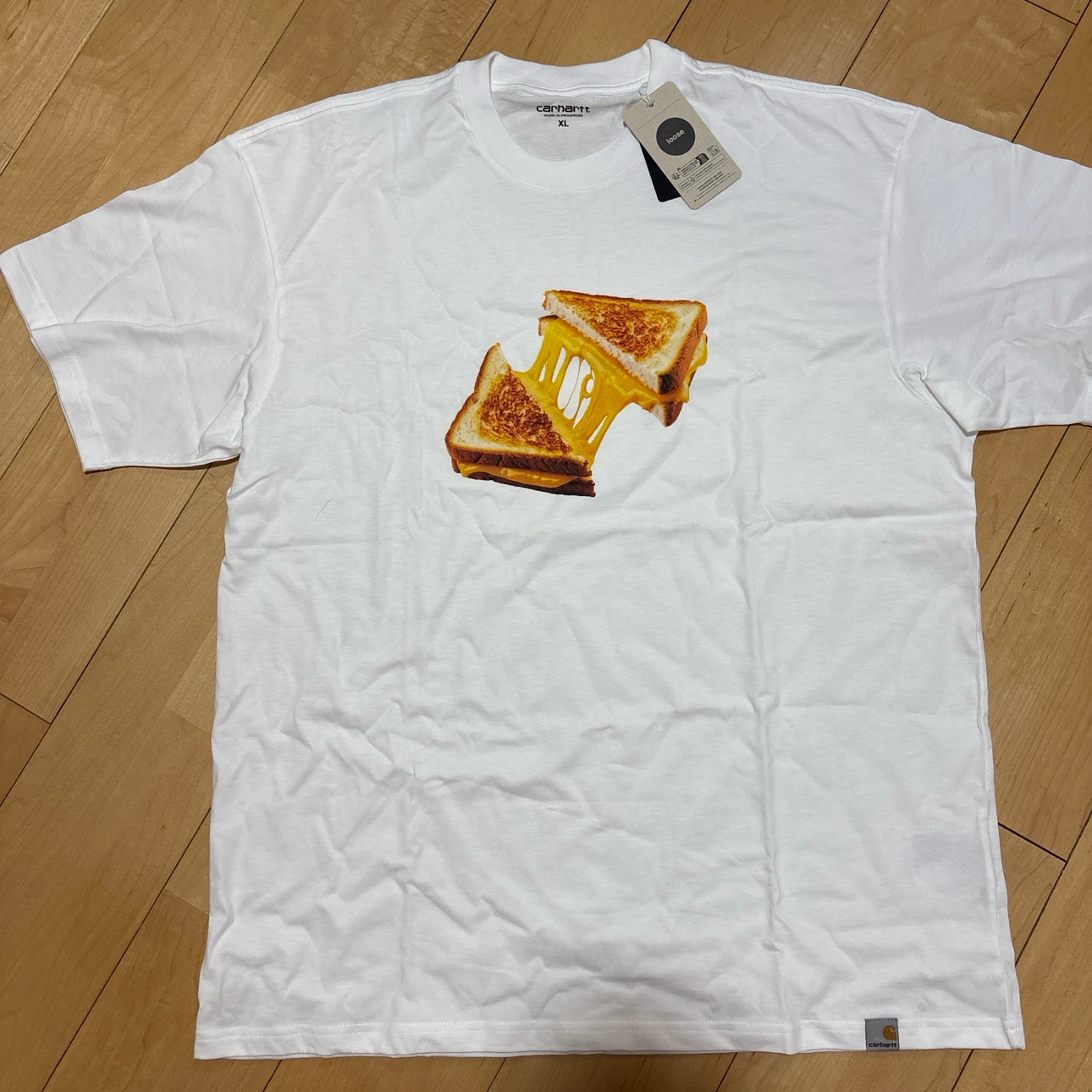 カーハート WIP Tシャツ XL ホワイトの写真3枚目