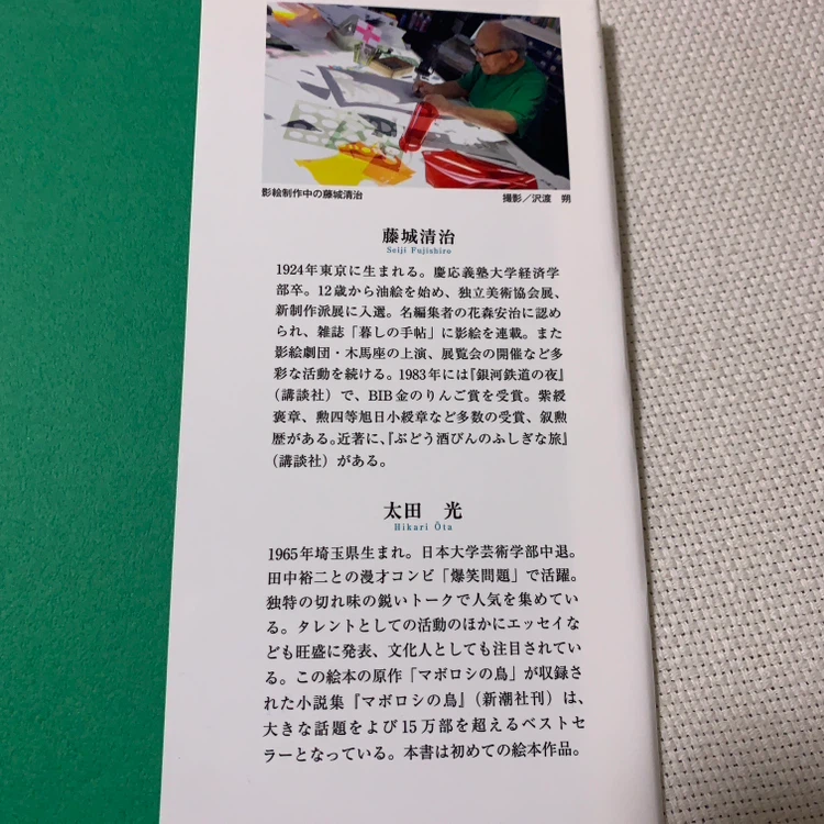 絵本 マボロシの鳥 藤城清治 太田光の写真5枚目