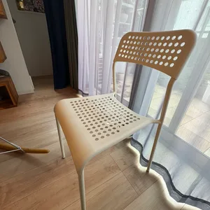 IKEA ダイニング、ガーデニングチェア 椅子 ホワイト