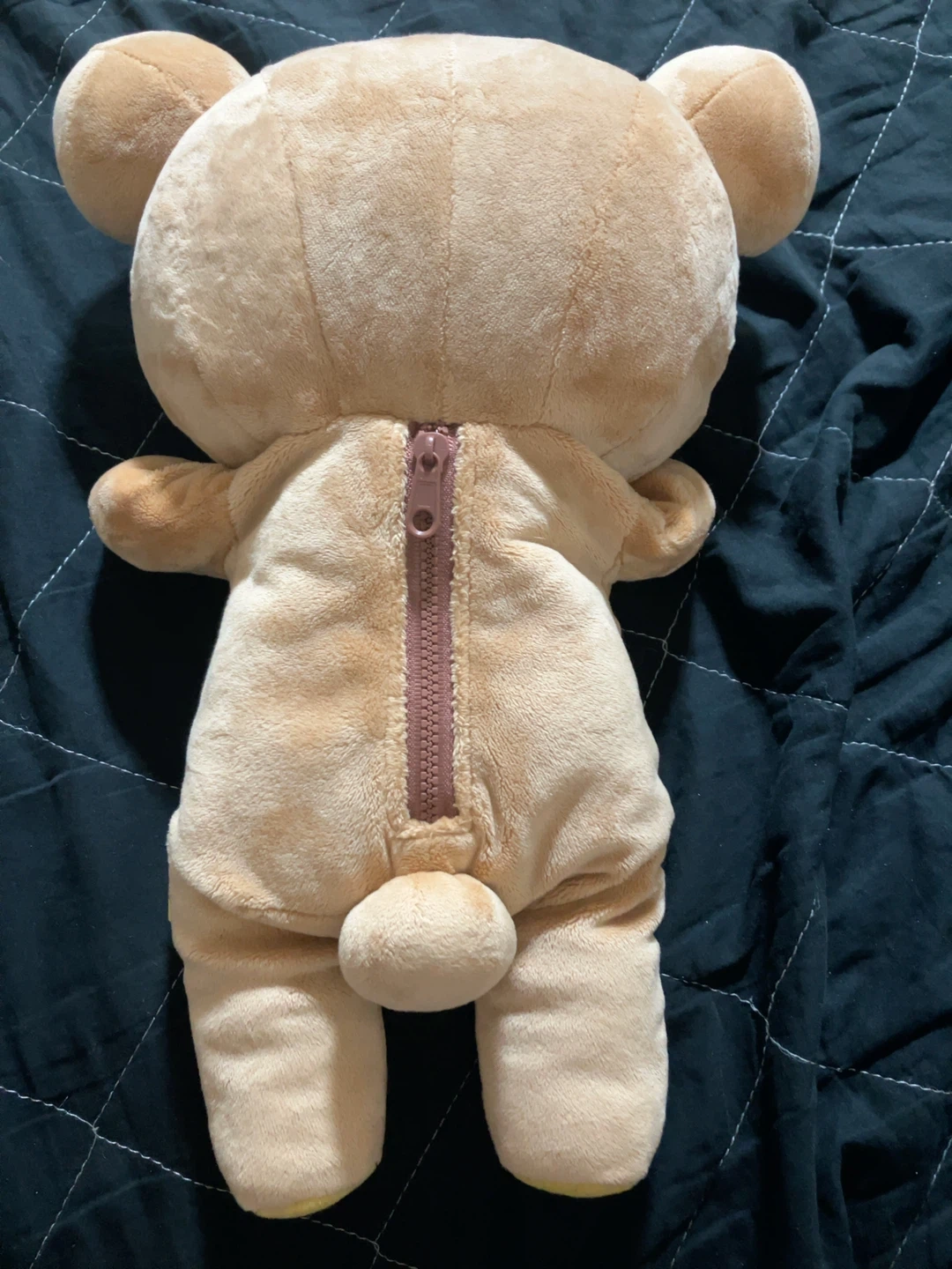 リラックマ ぬいぐるみ 背中ファスナーの写真2枚目