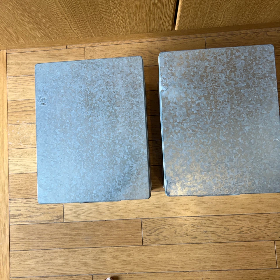 スチール製収納ボックス 2個セットの写真3枚目