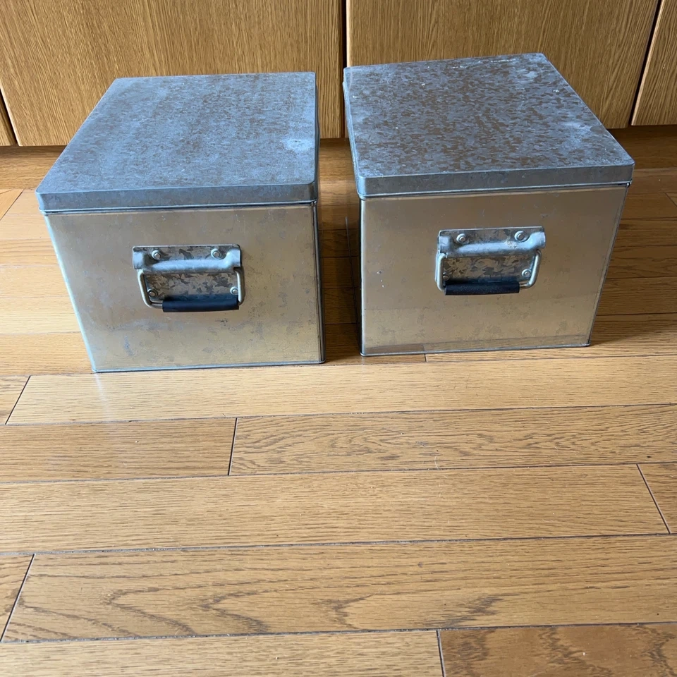 スチール製収納ボックス 2個セットの写真5枚目
