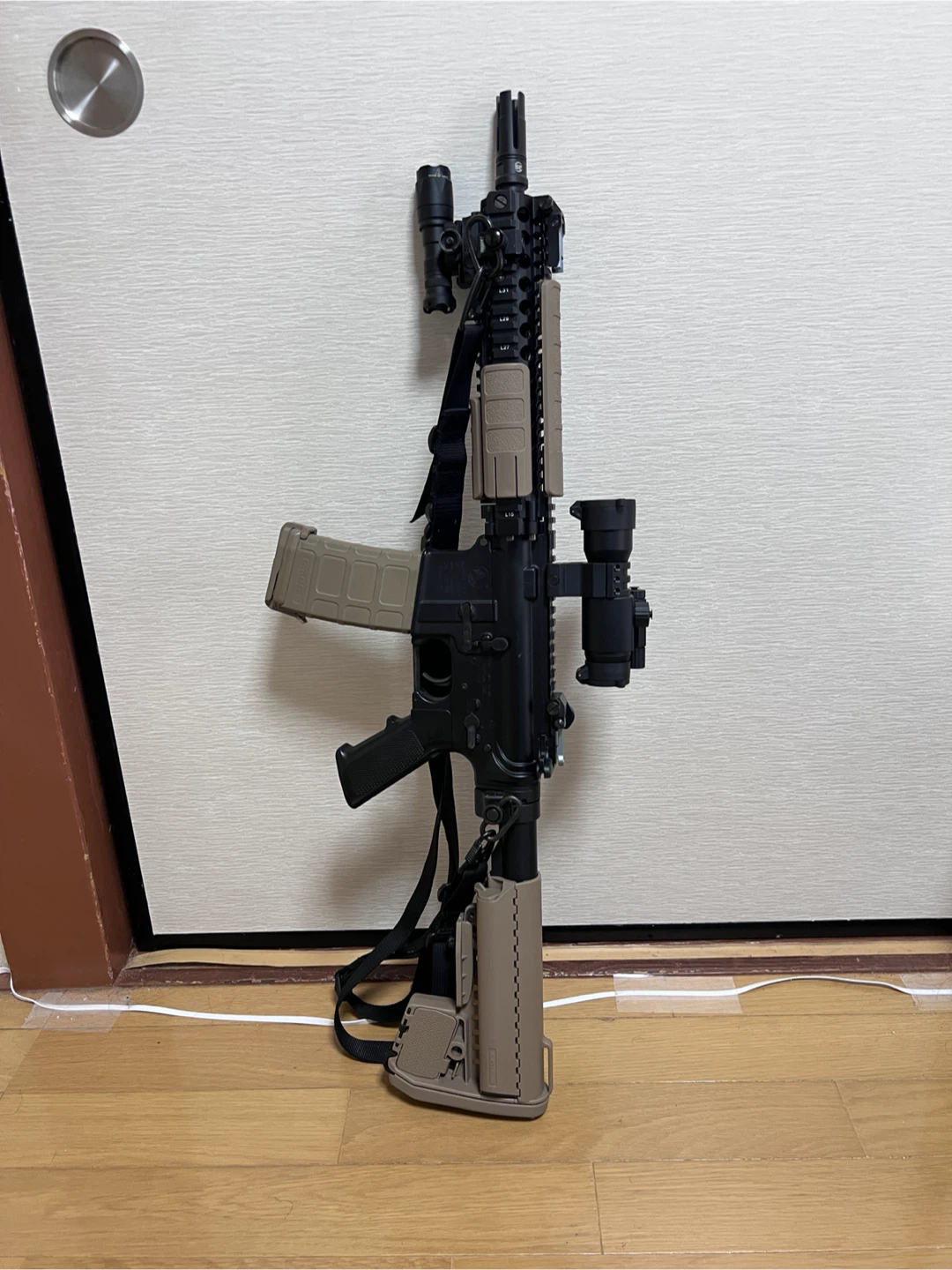 東京マルイ次世代電動ガンM4SOPMOD個人外装カスタム マーク18 MOD1風