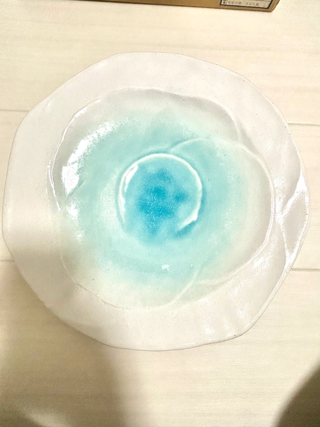 【未使用】美濃焼 旬彩の器 天ぷら揃え セット 大皿 27cm・小鉢 3点・つゆ徳利 カタログギフトの写真4枚目