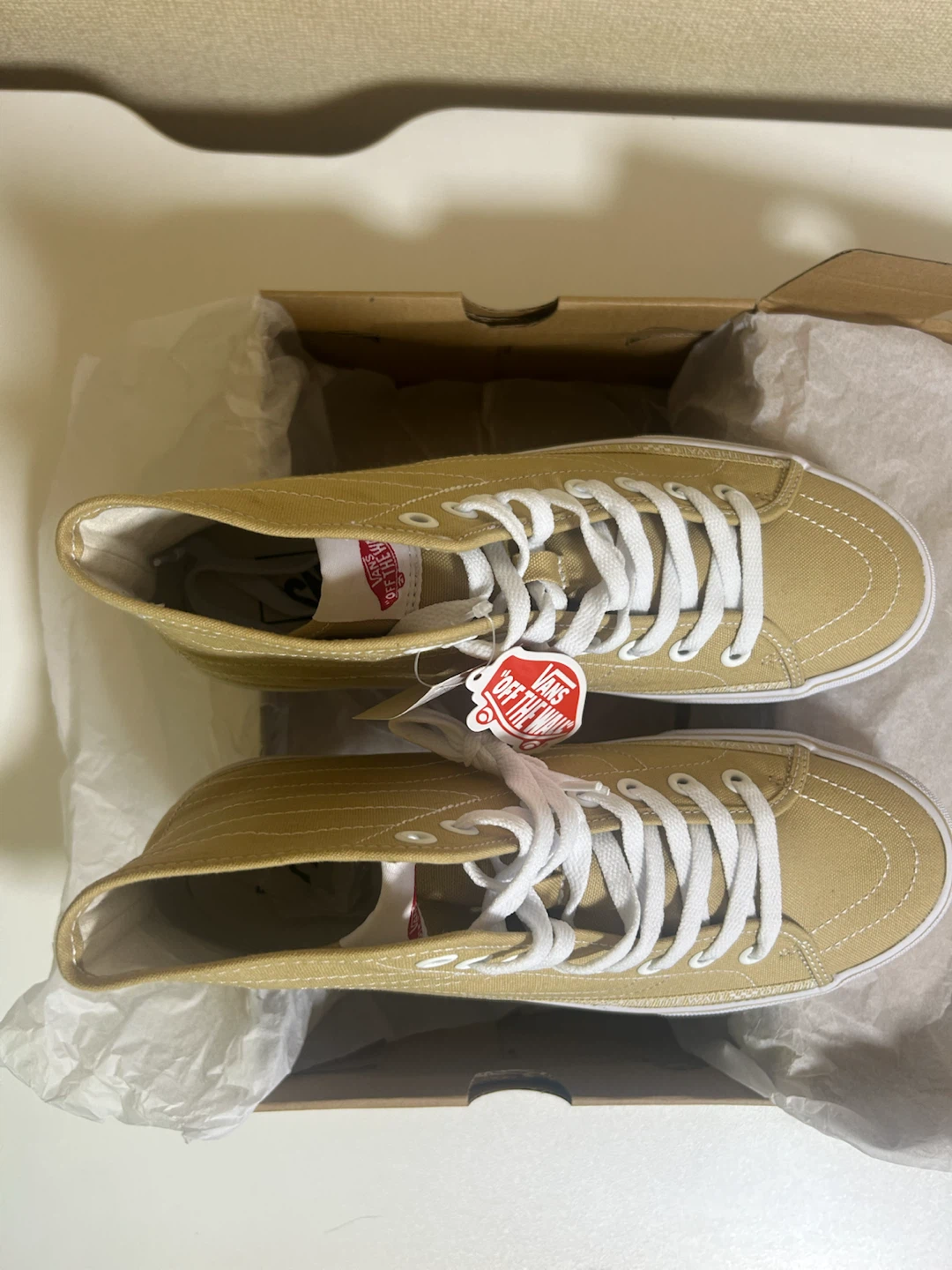 ヴァンズ SK8-HI ベージュ 27.5cm