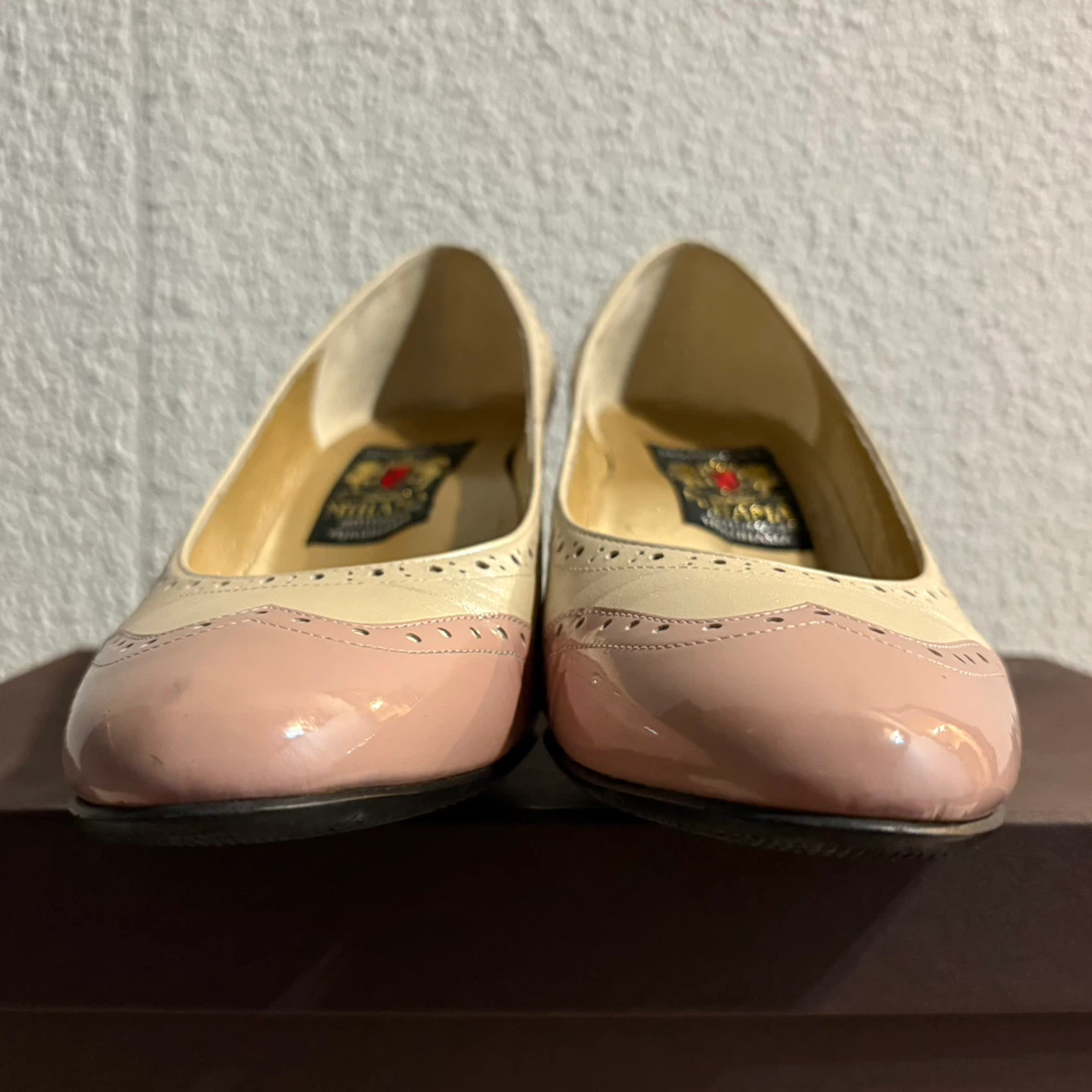 MIHAMA ミハマ パンプス バイカラー 23.5cmの写真7枚目