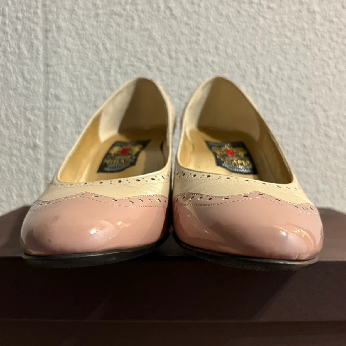 MIHAMA ミハマ パンプス バイカラー 23.5cmの写真7枚目