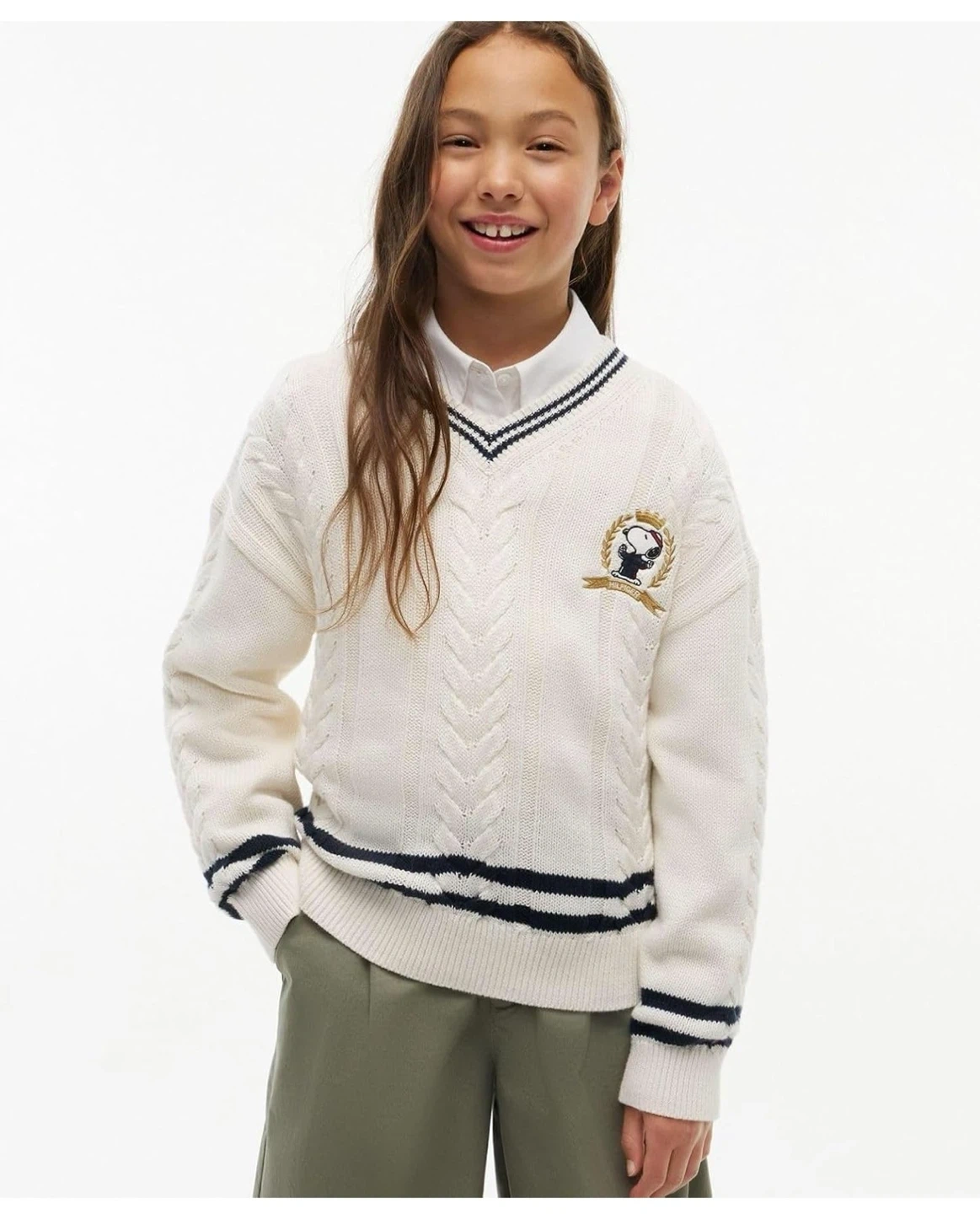 【新品未使用】 TOMMY HILFIGER ケーブルニット 115サイズの写真4枚目