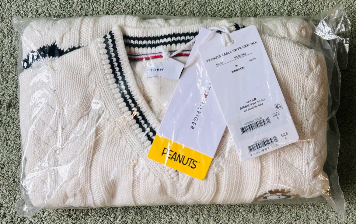 【新品未使用】 TOMMY HILFIGER ケーブルニット 115サイズの写真7枚目