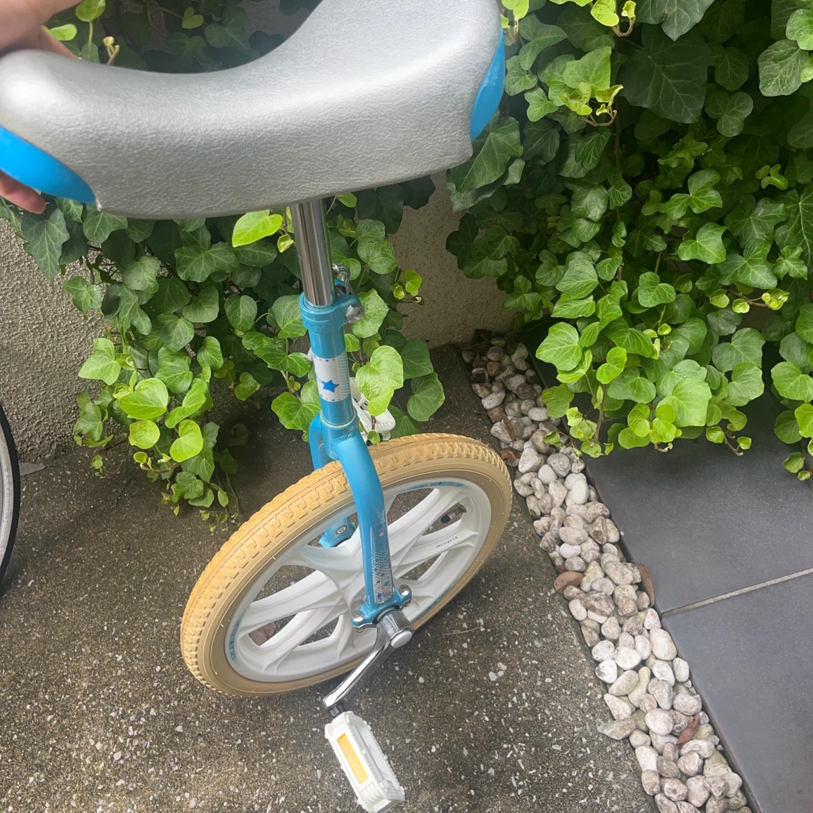 一輪車 16インチ ライトブルーの写真6枚目
