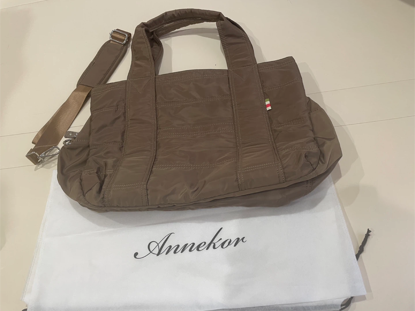 Annekor 2WAY マザーズバッグ　モカ