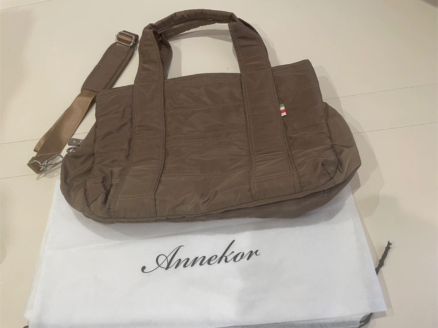 Annekor 2WAY マザーズバッグ モカ